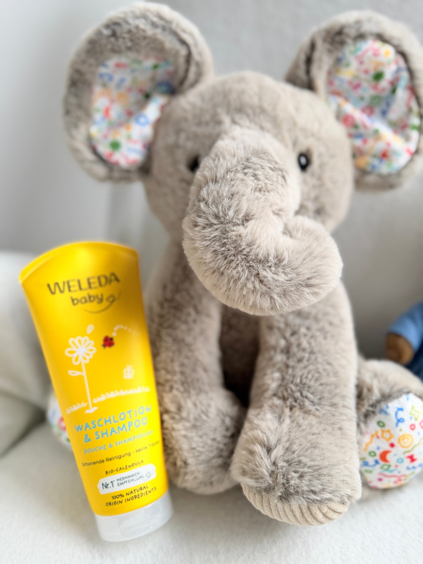 Loción de baño y champú para bebés con caléndula Weleda