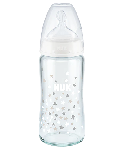 Tetero de Vidrio NUK First Choice Plus con Control de Temperatura