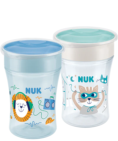 Pack de 2 Vasos Entrenadores NUK Magic