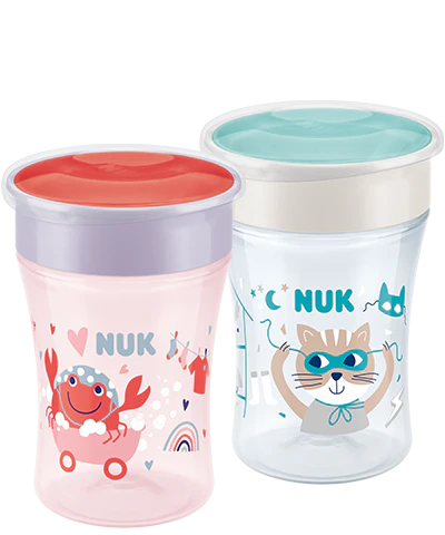 Pack de 2 Vasos Entrenadores NUK Magic