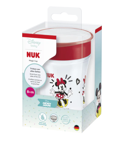 Tetero Mágico NUK Disney Mickey Mouse 230ml con tapa