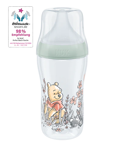 Tetero NUK Disney Winnie Pooh Perfect Match 260ml con Chupo