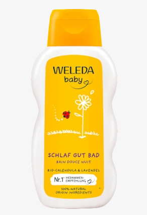 Baño para bebés Duerme bien con caléndula Weleda