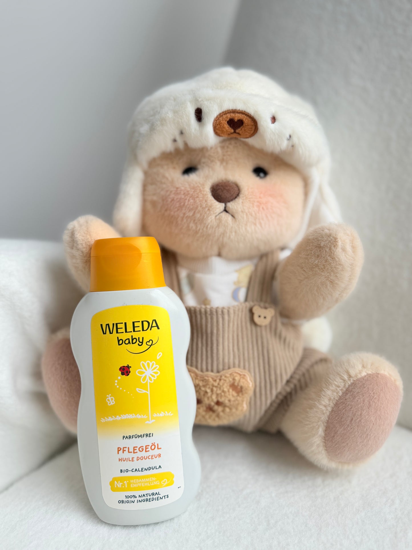 Aceite para bebés de caléndula sin perfume Weleda