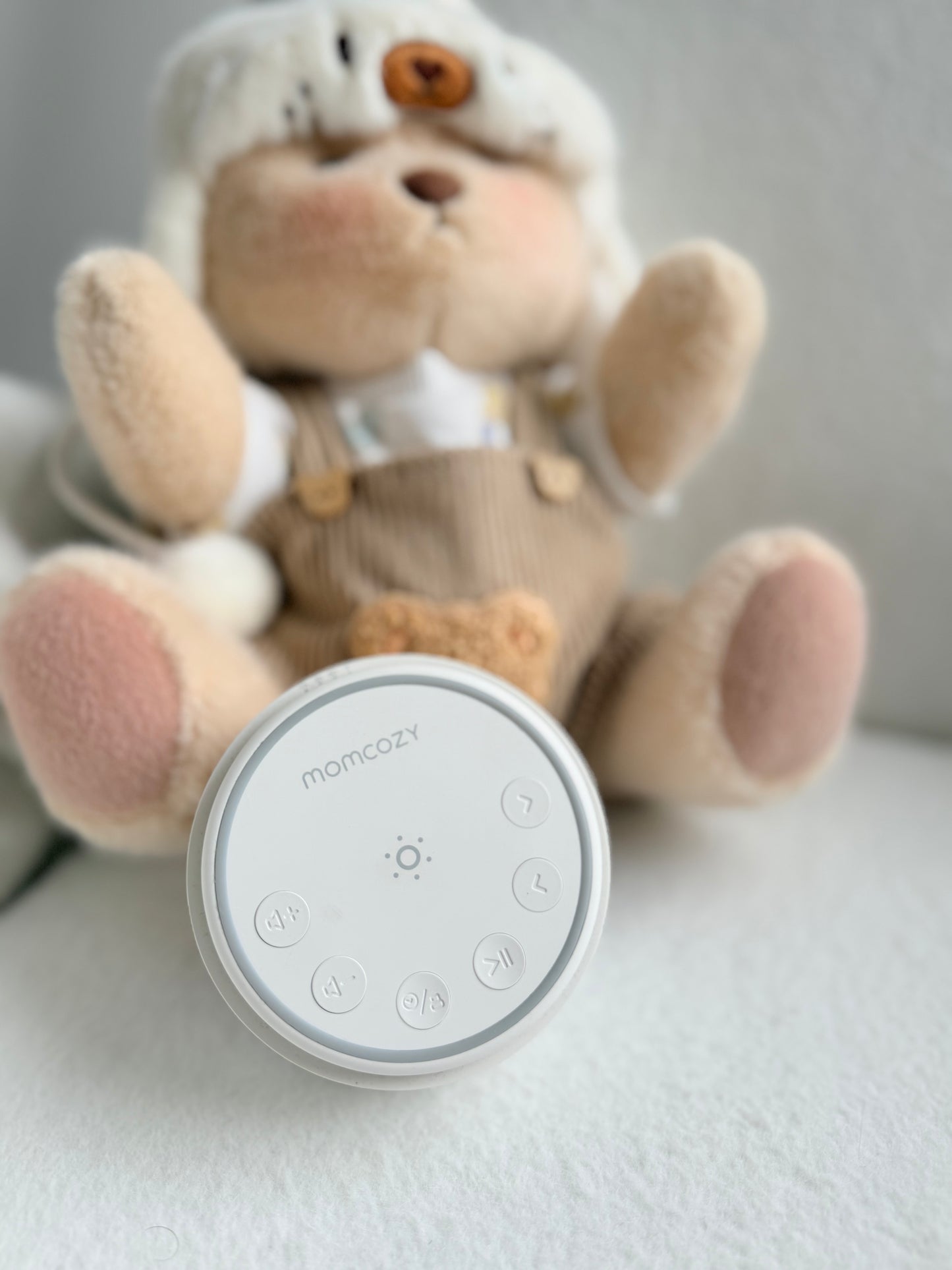 Máquina de sonidos para bebés - Batería de larga duración (luz cálida) Momcozy