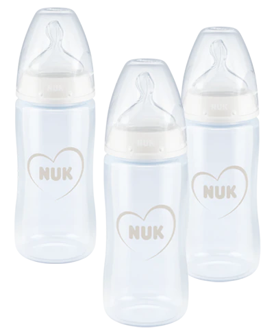 Set de 3 Teteros NUK First Choice Plus con Control de Temperatura