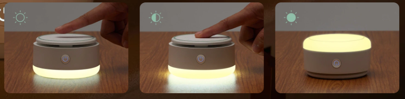 Máquina de sonidos para bebés - Batería de larga duración (luz cálida) Momcozy
