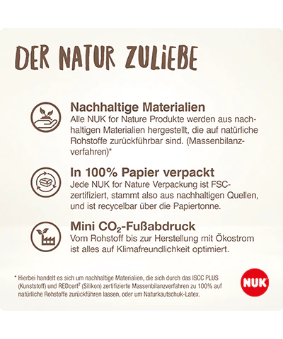 Tetero NUK for Nature con Control de Temperatura