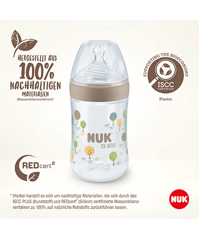 Tetero NUK for Nature con Control de Temperatura