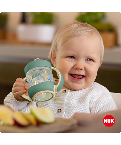 Botella Entrenadora NUK for Nature 150ml con Control de Temperatura