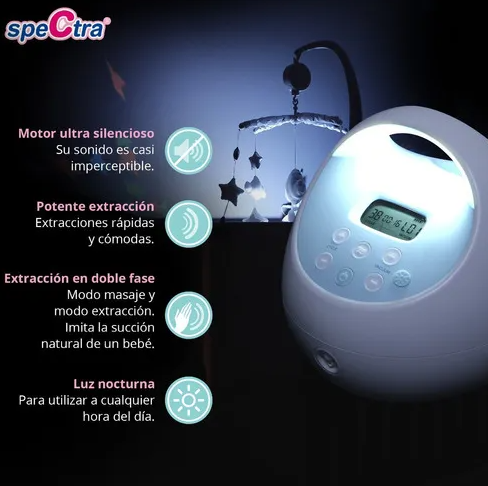 Extractor de leche eléctrico S1 Plus azul Spectra