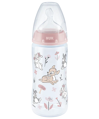 Tetero NUK Disney Bambi First Choice Plus 300ml con Control de Temperatura