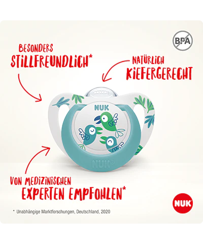 NUK Star Chupo de Silicona
