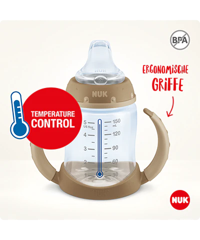 Botella Entrenadora NUK Disney El Rey León 150ml con Control de Temperatura
