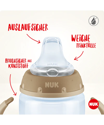 Botella Entrenadora NUK First Choice 150ml con Control de Temperatura