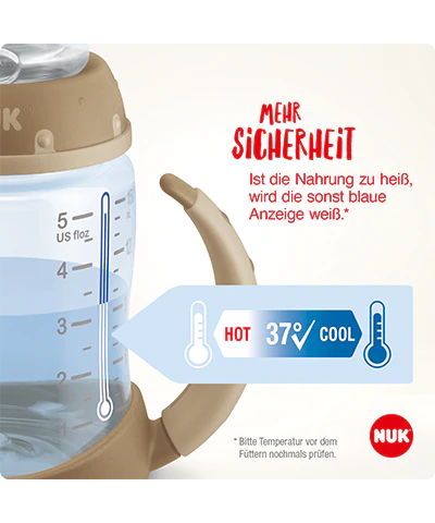 Botella Entrenadora NUK Disney El Rey León 150ml con Control de Temperatura