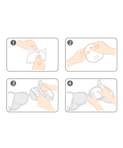 NUK Almohadillas para Lactancia de Alto Rendimiento - Paquete de 60