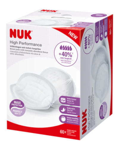 NUK Almohadillas para Lactancia de Alto Rendimiento - Paquete de 60