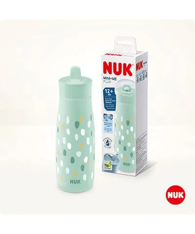 Botella NUK Mini-Me Flip 450ml con tapa 2en1