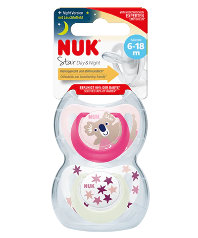 Chupo NUK Star Día y Noche