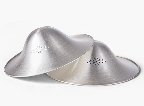 Protectores de pezones plateados Momcozy