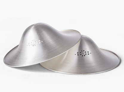 Protectores de pezones plateados Momcozy