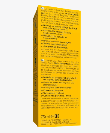 Baño de caléndula para bebés en época de resfriados Weleda
